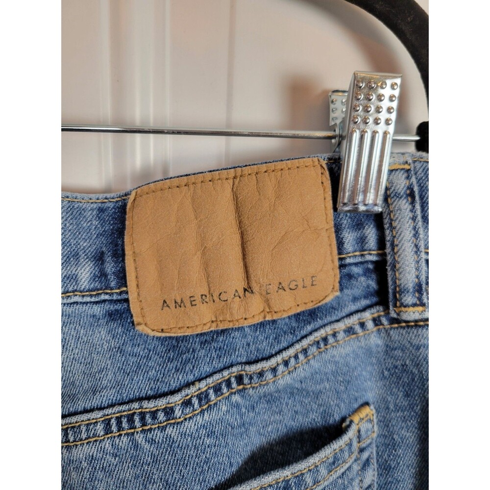 American Eagle Womens Strigid Low-Rise Baggy Straight Jeans Size 6 - Picture 8 of 8